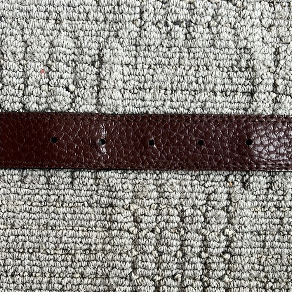 Brown Belt with Silver Buckle